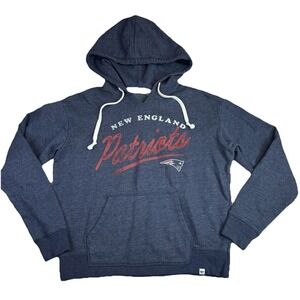 New‎ England Patriots Hoodie Unisex Small '47 Brand NFL Sweatshirt Navy Blue